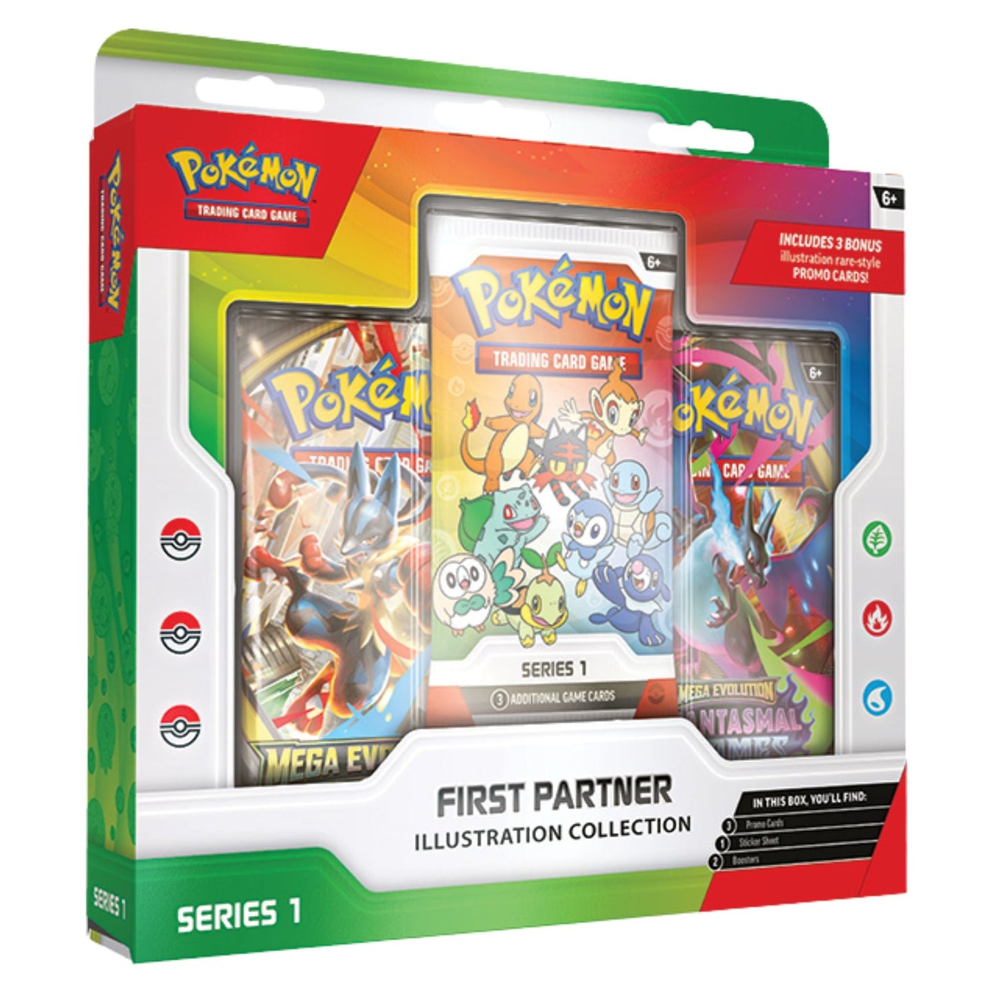 Pokémon TCG: First Partner Illustration Collection — Series 1 (Kanto / Sinnoh / Alola)