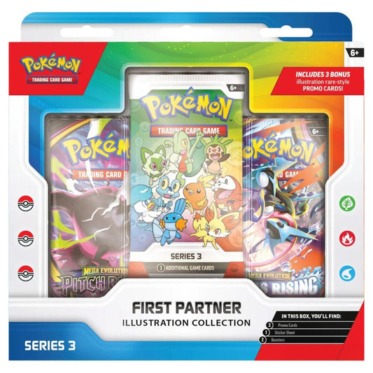 Pokémon TCG: First Partner Illustration Collection — Series 3 (Hoenn / Kalos / Paldea)